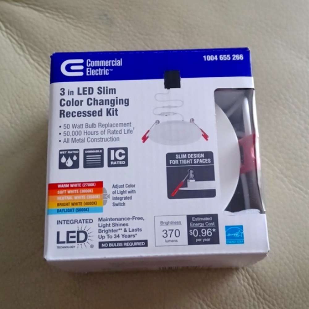 Commercial Electric LED Recessed Lighting